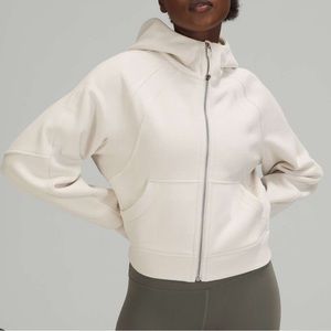 Lululemon Scuba Full Zip White Opal Size M/L